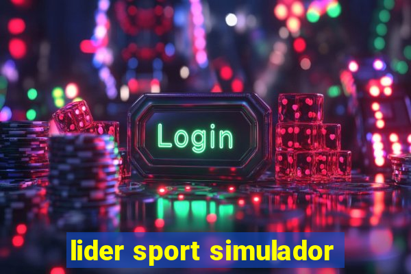 lider sport simulador